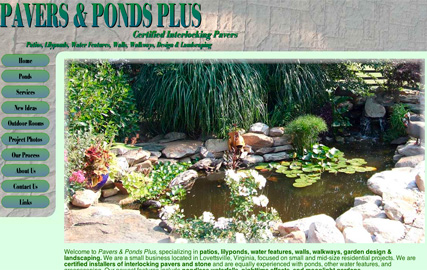 Pavers & Ponds Plus - Landscaping Firm - Former Site (will open in a new window)